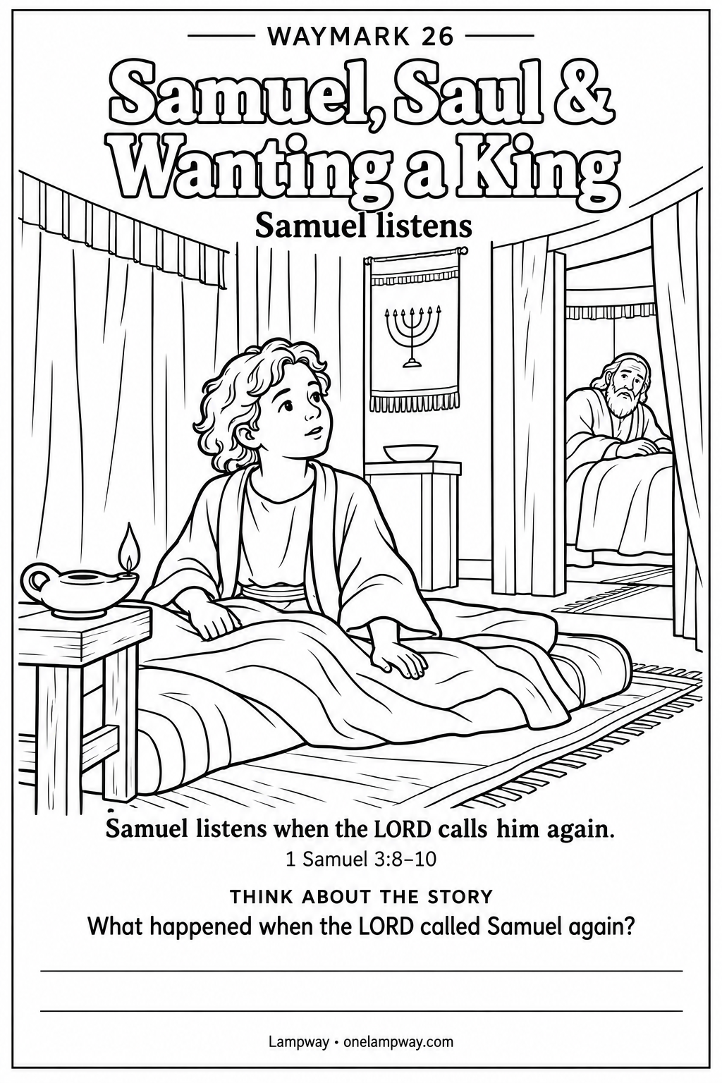 Samuel listens when the LORD calls him again. 1 Samuel 3:8-10. What happened when the LORD called Samuel again?