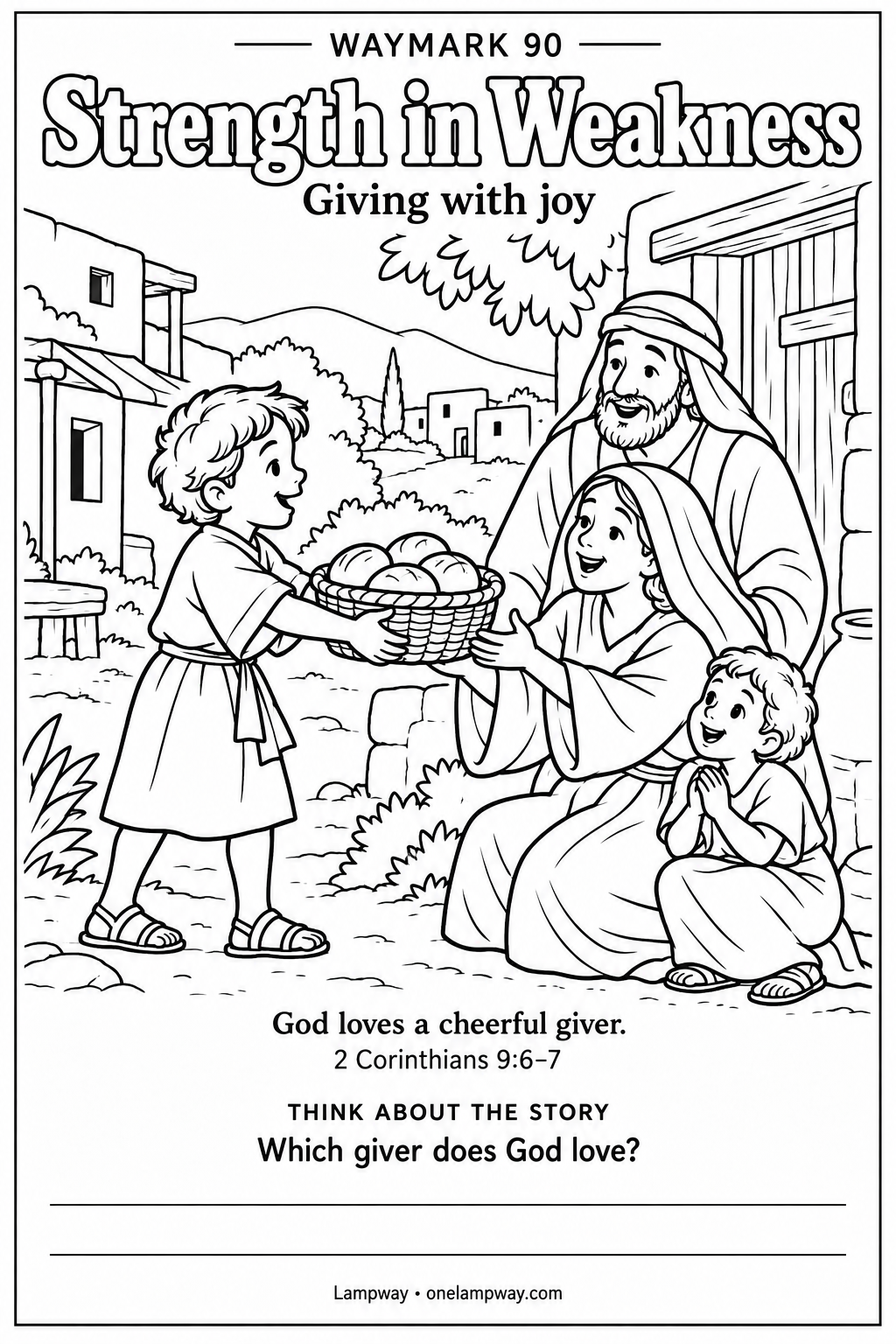 God loves a cheerful giver. 2 Corinthians 9:6-7. Which giver does God love?